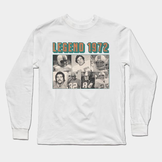 FAN ART legend 1972 Long Sleeve T-Shirt by Fabulous Fresh Fashions